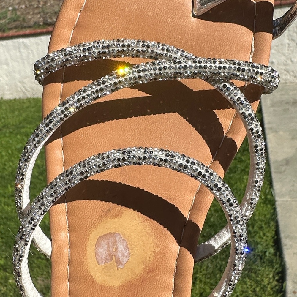 Stylish Silver Women's Sandals